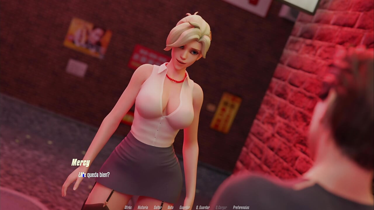 Overwatch XXX - Fucking Pink Lady's Pussy fra Overwatch - Mercy's Route