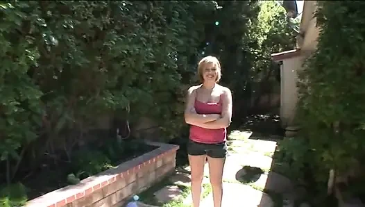 Sexy Cute Blonde Teen Takes a Big Cock in Her Ass and a Huge Load on Her Face