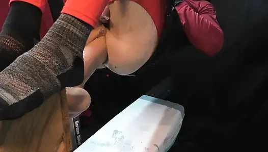 XL XXXcalibur'da anal orgazm