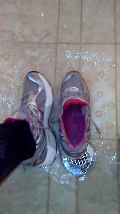 Mrsneakersfun2 wife's Asics wet