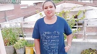 Indische Desi vrouw neukt duidelijke Hindi-geweld