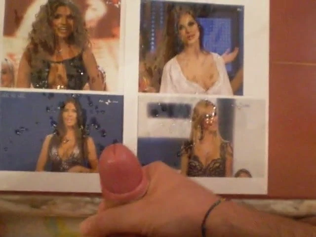 Mixed Italian Showgirls cum tribute 2