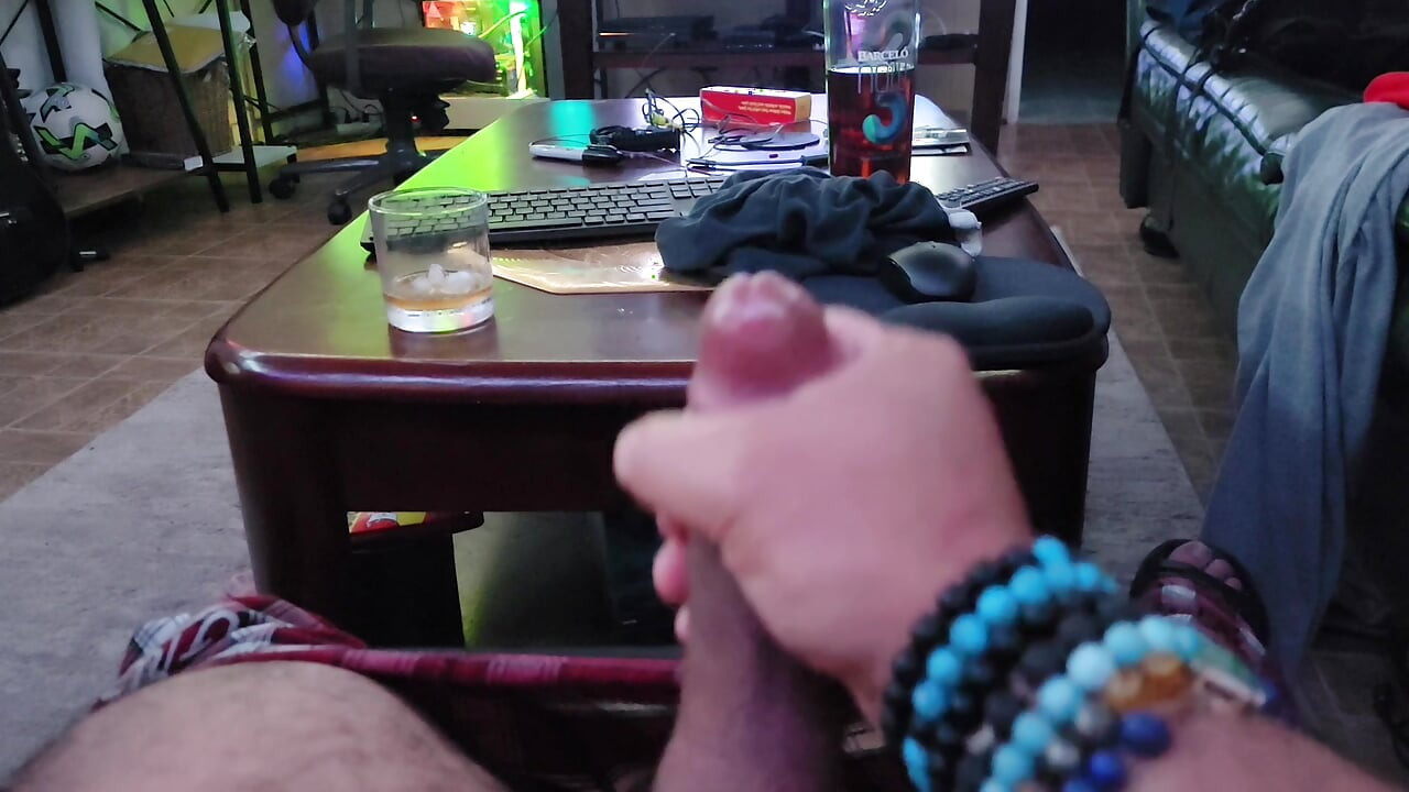 Friday night drinks and precum