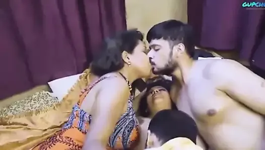 Sali Jija - индийский групповой секс дома