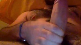 Str8 Horny Hairy Daddy Cums