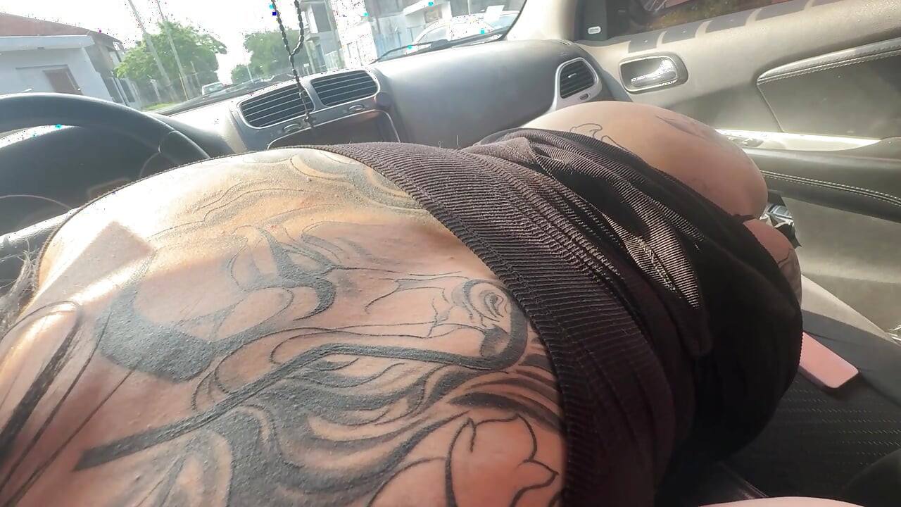 Oral Sex in the Car, They Roll Down the Windows so Everyone Can See Me Sucking It