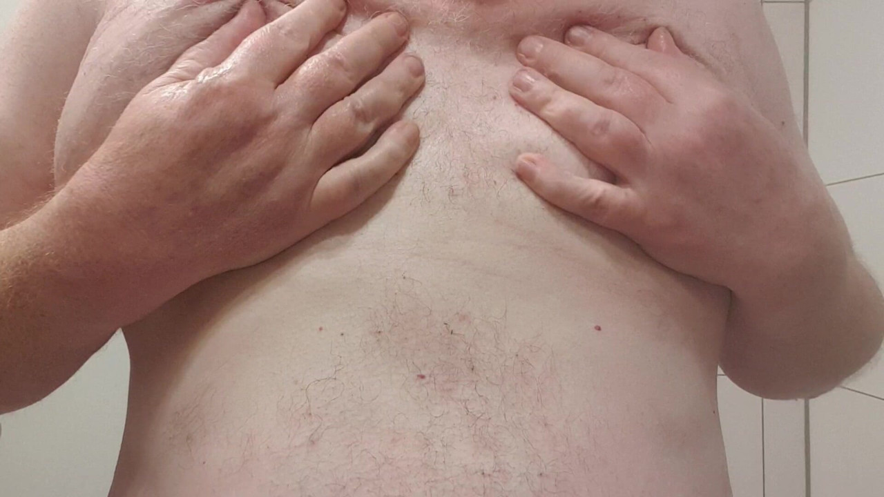 Massaging Fat Male