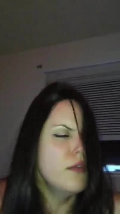 brunette riding