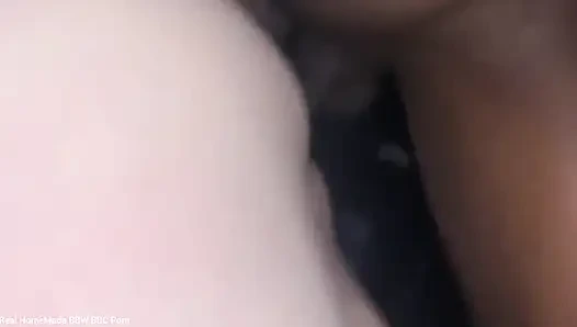 British BBW Deep anal pounding screaming orgasms creampie back of my car