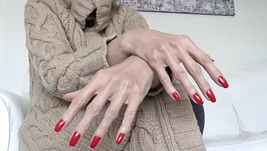 Fühle meinen fingernagel auf deiner brust, kratze, lady victoria Valente