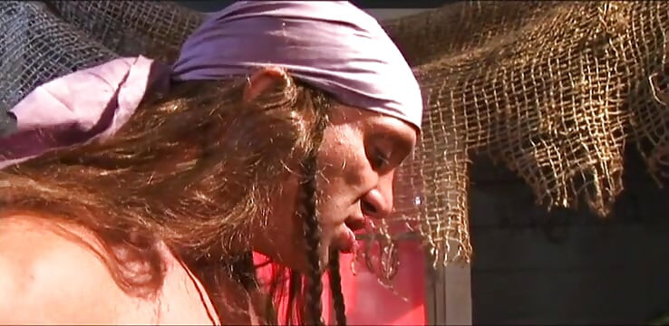 Horny pirate couple fuck like never before