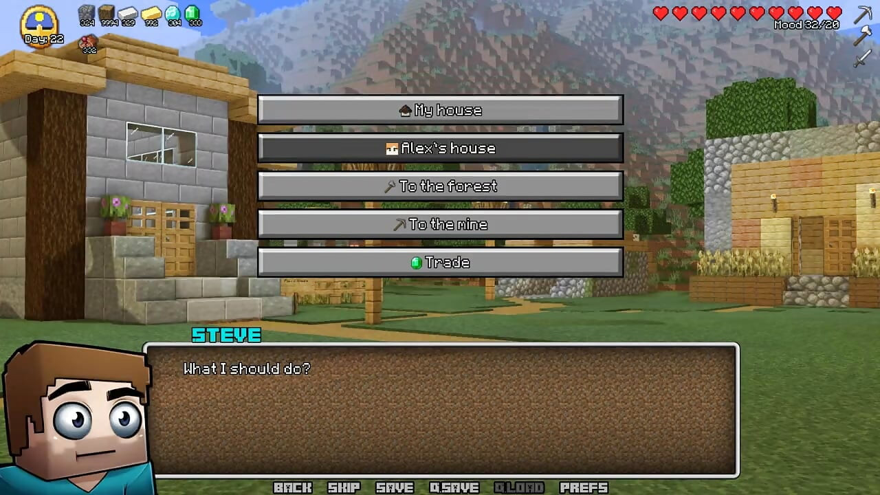 Minecraft เงี่ยนหัตถกรรม - ตอนที่ 3 - Alex อมควยให้ Steve โดย Loveskysanhentai