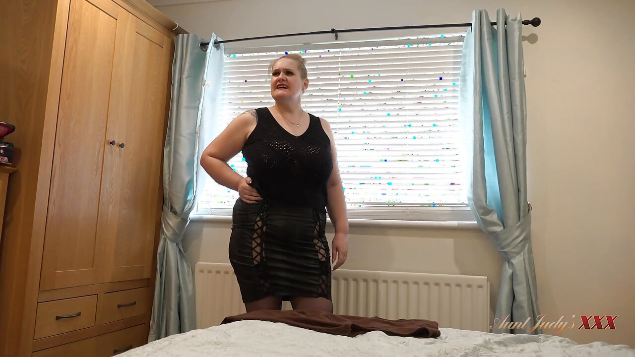 AuntJudysXXX - 45yo Busty BBW MILF Landlady Becky Seduces Her Shy Tenant