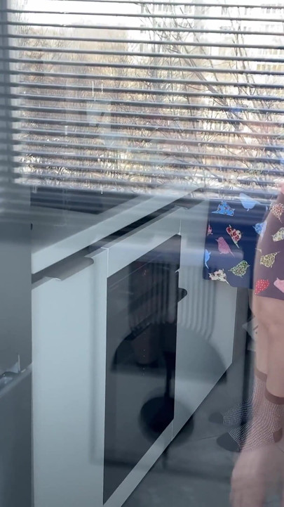Mature Blonde Stepmom Sucks Cock in the Kitchen
