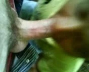 Getting a blowjob in the woods