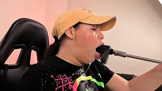 I Burp Filthily in Your Face and Hard Cock, I Fuck My Throat Hard