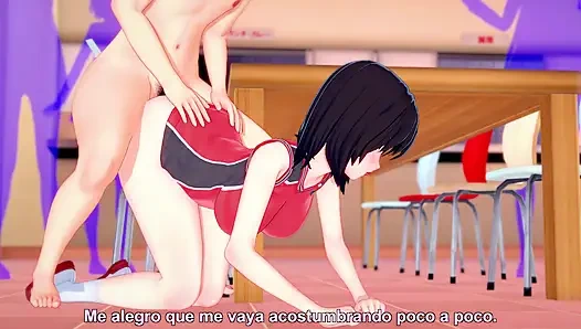 Трахаю в столовой колледжа - Хентай