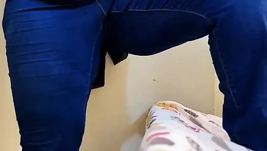 PAWG Shy Teen Employee Masturbat in Office When Boss Is Next Desk