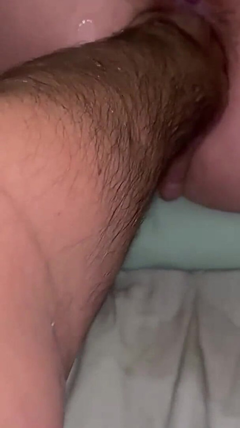 Fisting hairy wife anally with squirting orgasm. Dirty talk | Clip 3