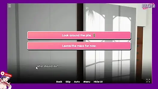 Stepsister in the shower. He lets me look into the steam of the bathroom. EP 2