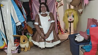 PVC Eevee Cosplay vibrator i plišana grba