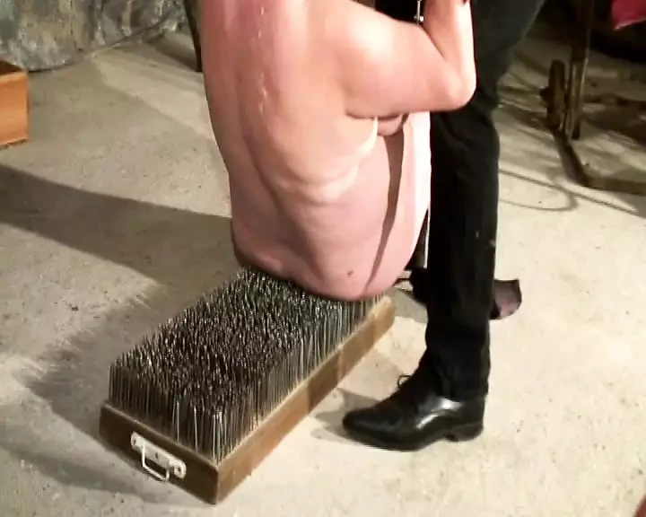 A stunning French BBW getting a big load of cum inside her mouth after a punishment