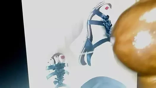 Beyaz ayaklar siyah yük