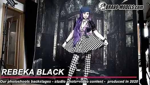 386-sahne arkası fotoğraf çekimi Rebeka Black - yetişkin