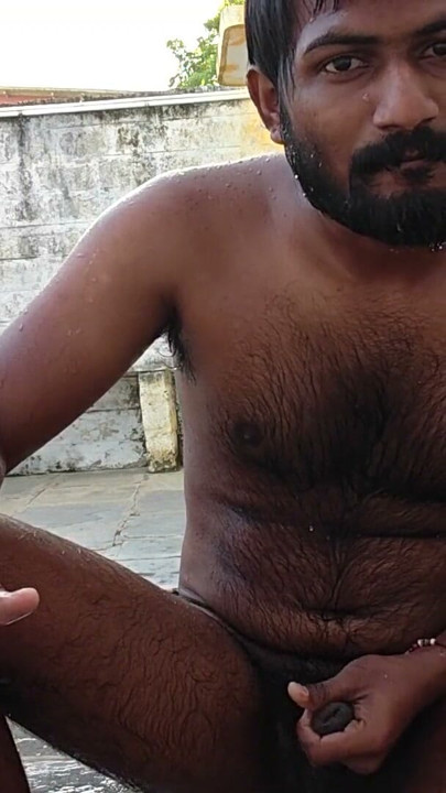 XHard - Outside Bathing Video Kumbha Manoj Kumar | Clip 2
