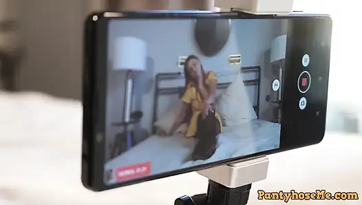 Sahne arkasında kamera arkasında külotlu çoraplı kızlarımızı nasıl filme alıyoruz