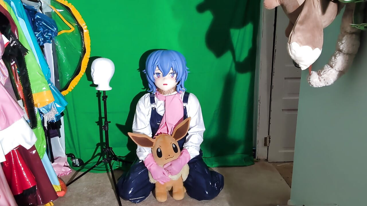 PVC Kigurumi Cosplayer Gardener Outfit Vibrator Play