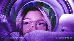 Cute Asian teen gets a surprise fuck while doing laundry - Themindoftommy