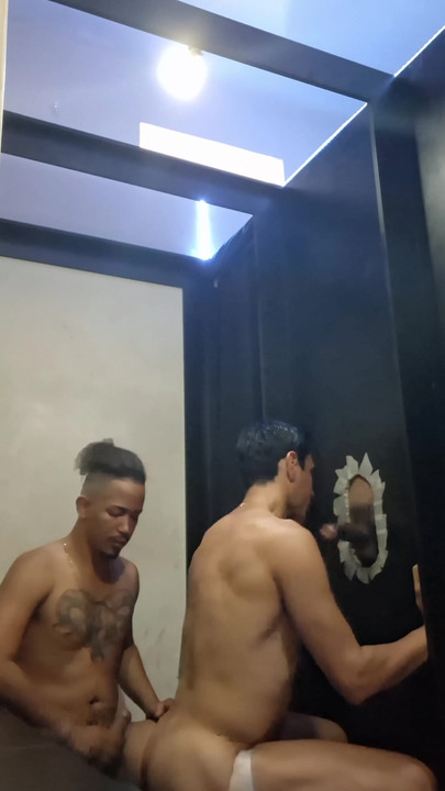 They used my cock while they butt each other, they suck it non-stop and how hard it gets. | Clip 1