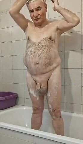 my dick in the shower