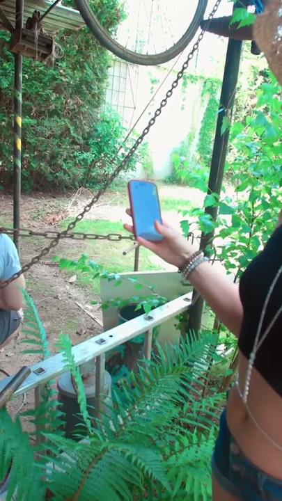 VIP4K. What could be better than having Sex with Daddy on the swing set in the backyard? | Clip 1