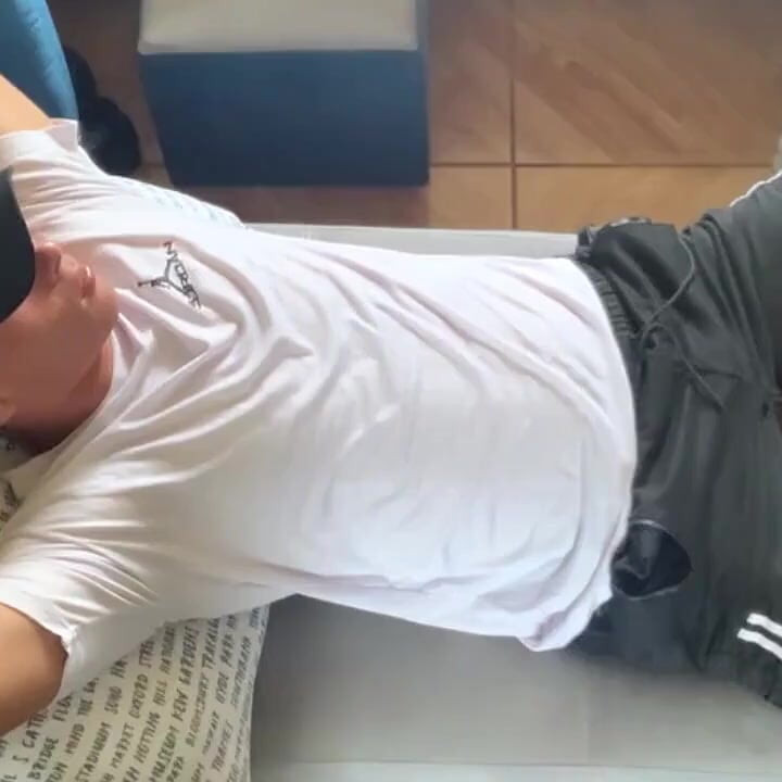 Jock Gets Heat From Top View