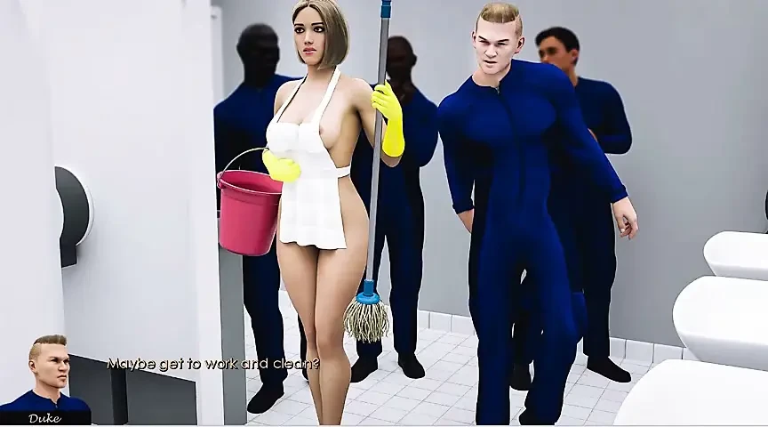 Special Request - Gameplay - Roleplay - Cleaning in Apron Only