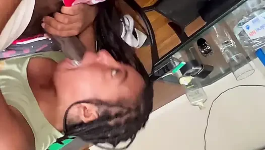 Girl Come Over for Study History Class Butt Got a BBC in Her Ass Instead