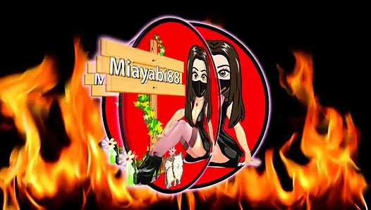 A sexy Asian Thai girl with a hot butt pulls her hair, gets doggy style fucked by a long dick, then pulled out cum on higheels