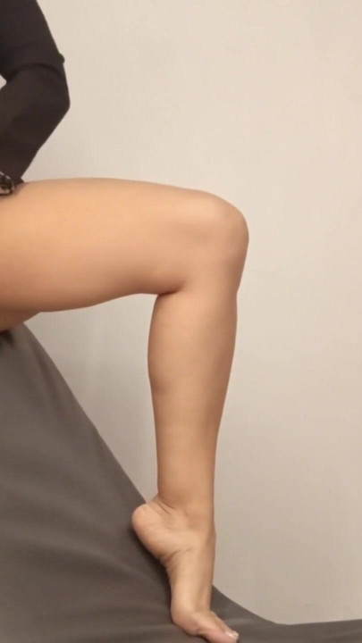 A sexy and playful secretary waits for her boss in a hotel room and masturbates her juicy pussy. | Clip 2
