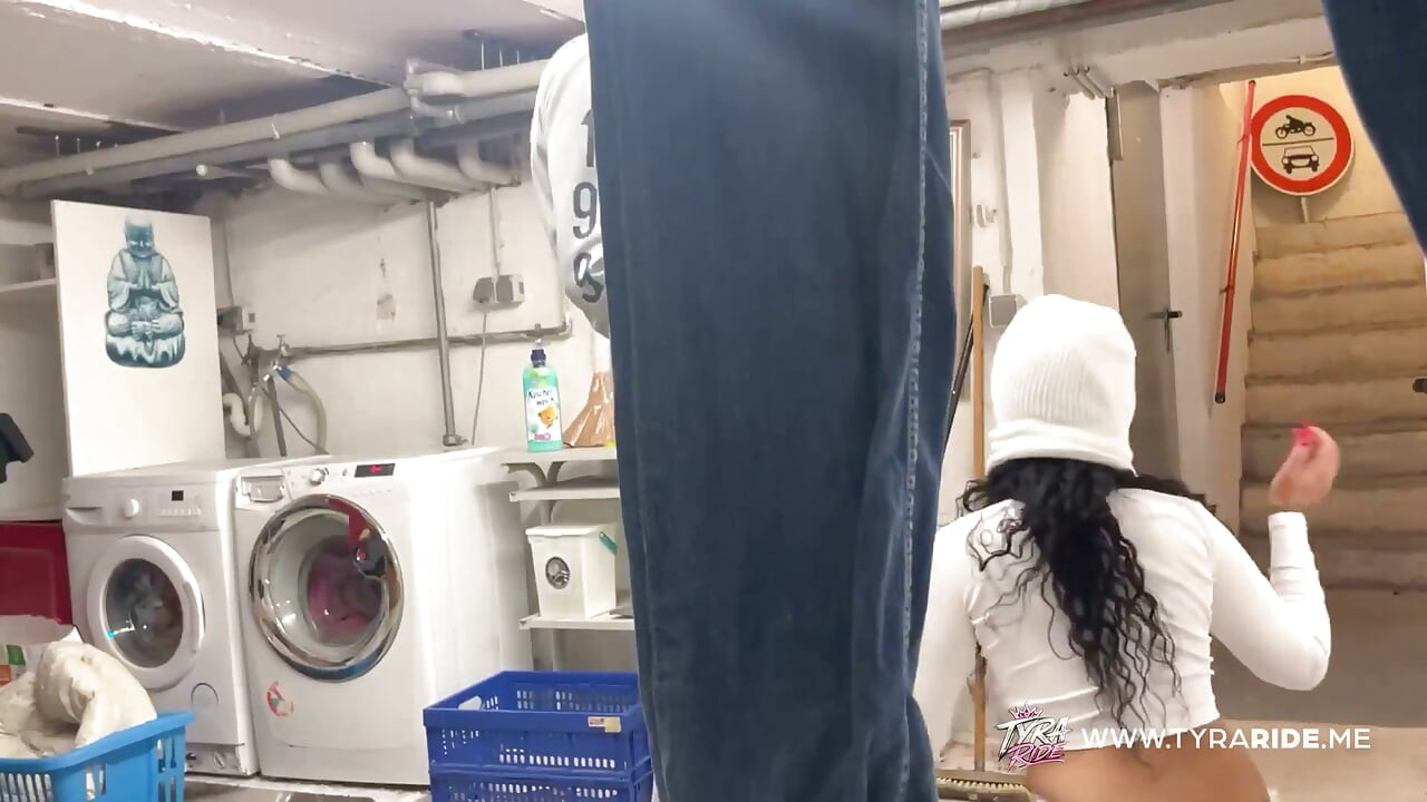 Tattooed MILF Secretly Used by Two Men in Cellar