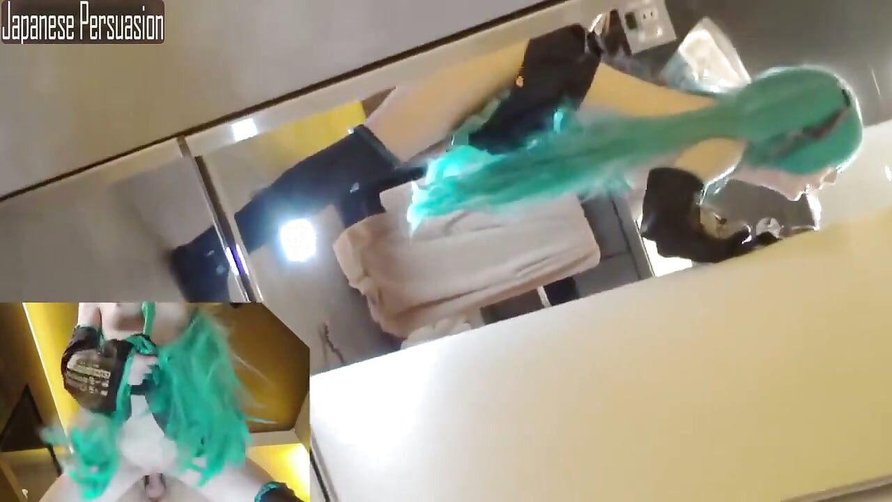 Miku Cosplayer remastered vaapas karti hai - klasik miku poshaak seks bhaag 2 - 2