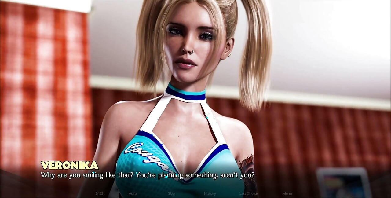 Timestamps: lost love 53 - blonde college-cheerleaderin zeigt ihre titten, bevor sie trainieren wird