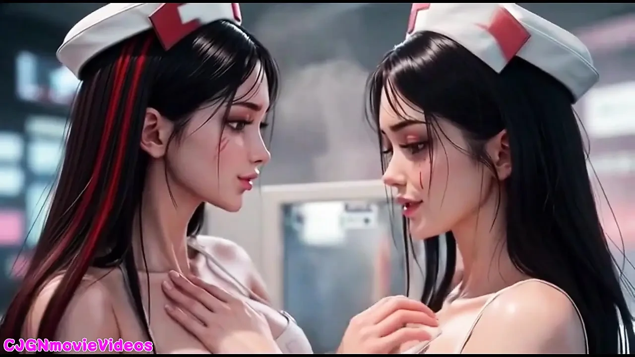 Demon queen ask for two girls kiss (Ai animation)
