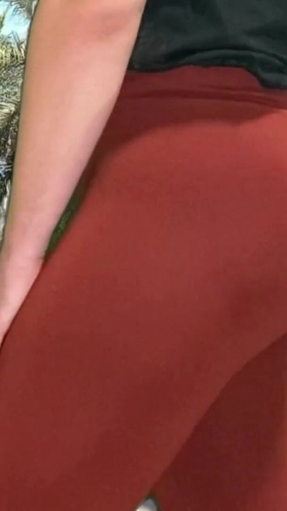 Must-share moment from "Big ass big dick shemale flashing in public in tight see through pants"