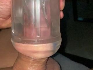 Slowmotion handjop masturbation big cock