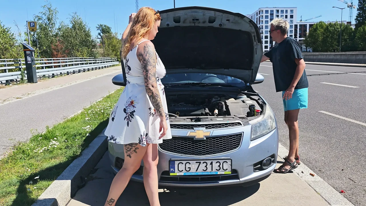 My Car Broke Down. a Stranger Fixed It in Exchange for a Blowjob and Sex.