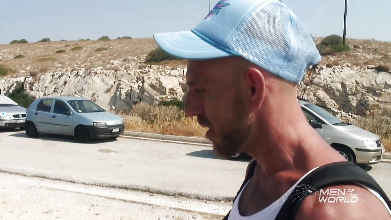 Athens - Threesome outside