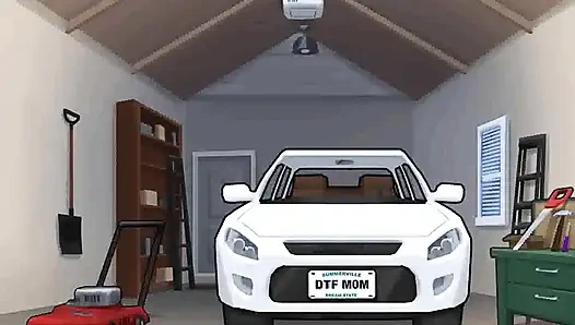 Summertime saga: milf-MILF hat einen typen mit seinem großen schwanz in seinen händen erwischt, episode 153