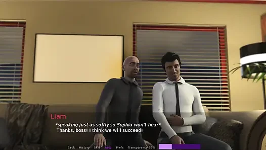 AWAM: Sophia fucks Liam's boss